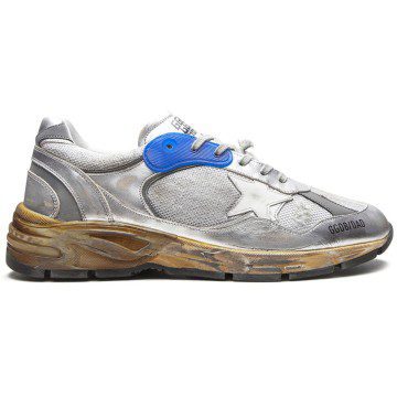Golden Goose Dad-Star Silver White Blue Grey (GMF00199F00121170137)