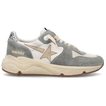 Golden Goose Running Sole Grey Cream Smoke (Women’s) (GWF00126.F004174.60405)