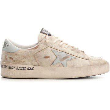 Golden Goose Stardan White Vintage Light Blue (GMF00128.F004568.11514)