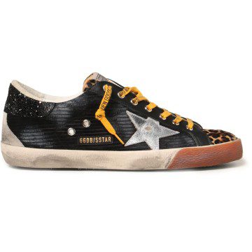Golden Goose Super Star Corduroy Black Beige Silver Ice (GMF00102-F001811-81221)