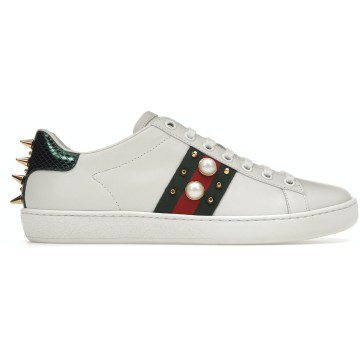 Gucci Ace Studded Pearl (Women’s) (_431887 A38G0 9064)