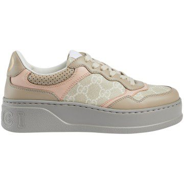 Gucci GG Sneaker Oatmeal Light Pink GG Supreme (Women’s) (‎700775 UPG90 9595)