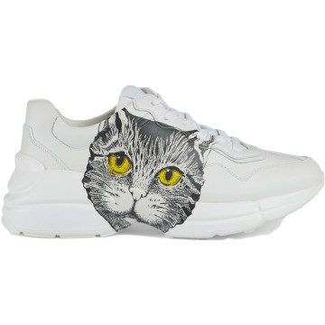Gucci Rhyton Mystic Cat White (Women’s) (583337 DRW00 9014)