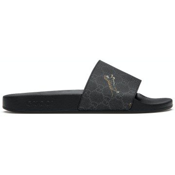 Gucci Slide GG Supreme Tigers (_407345 G0K00 1084)