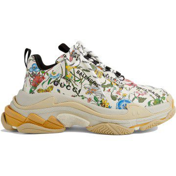 Gucci x Balenciaga The Hacker Project Triple S Flora Print (Women’s) (677195UL110 8461)