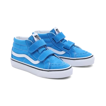 VANS Sk8-mid Reissue Met Klittenband Voor Kinderen Blauw (VN00018T1SI)