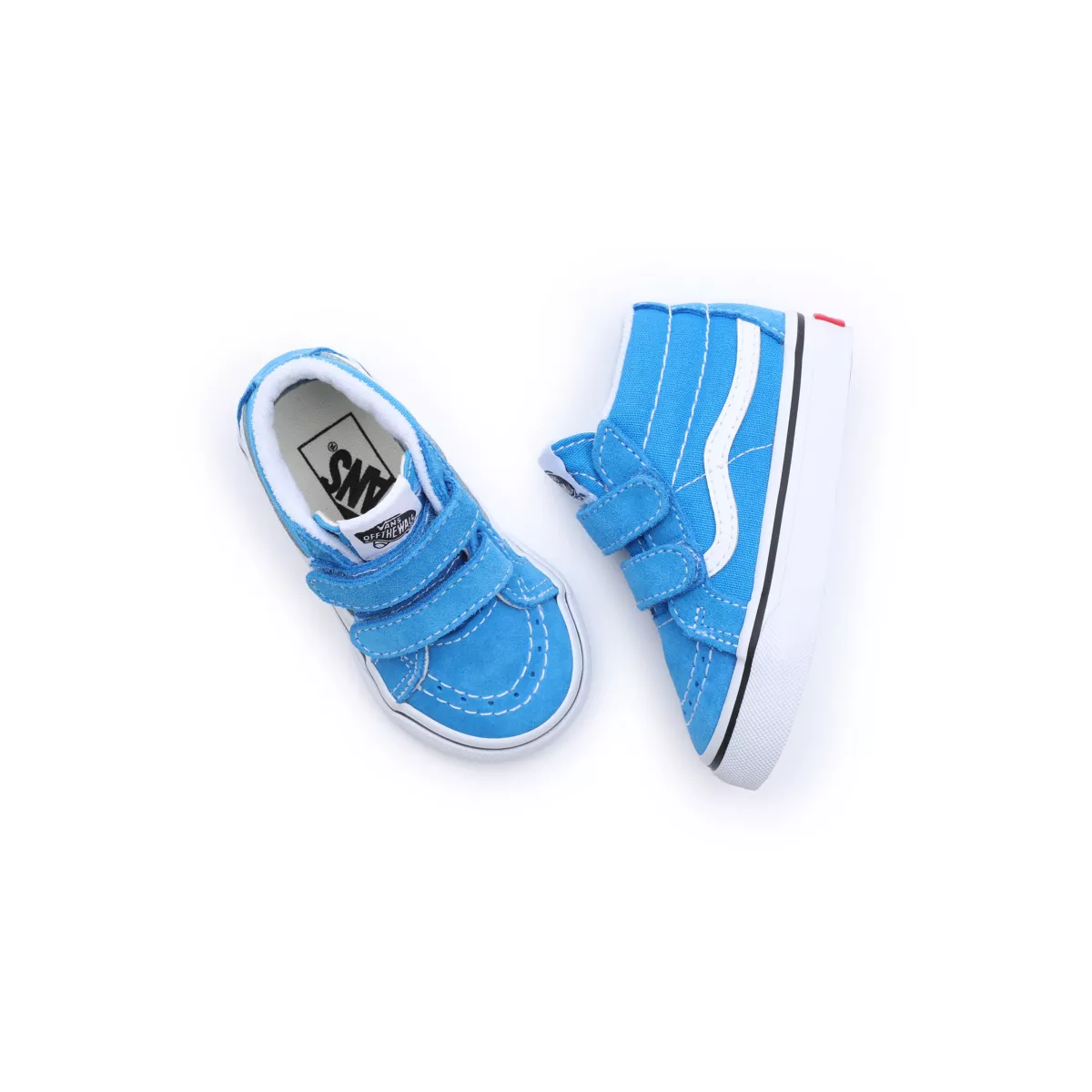 VANS Color Theory Sk8-mid Reissue Met Klittenband Voor Peuters Blauw (VN00018W1SI)