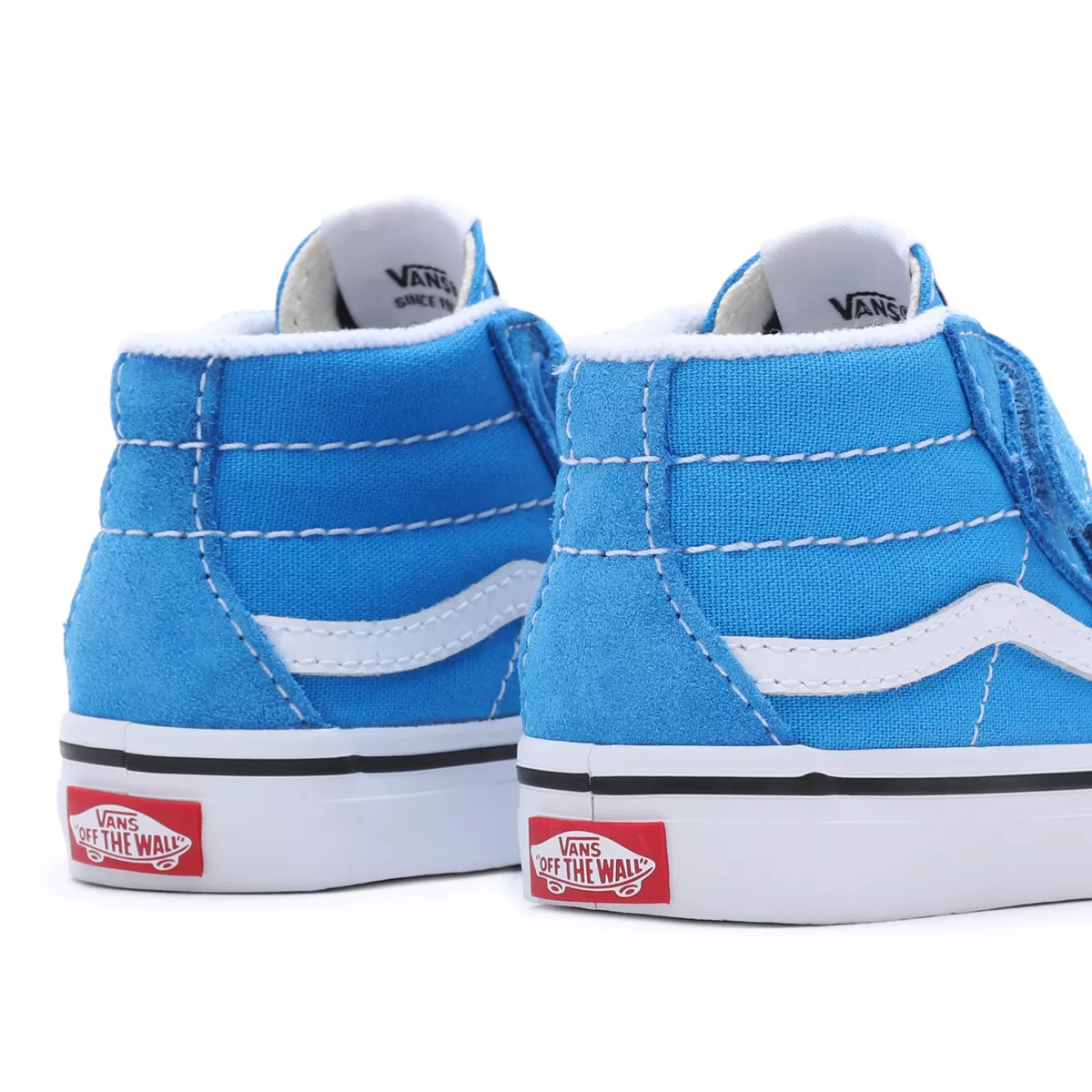 VANS Color Theory Sk8-mid Reissue Met Klittenband Voor Peuters Blauw (VN00018W1SI)
