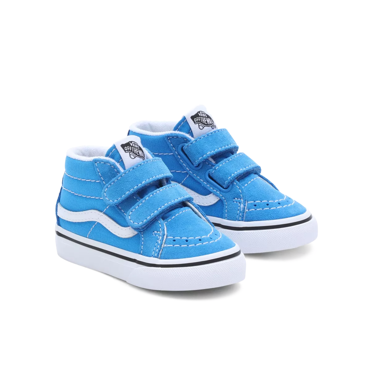 VANS Color Theory Sk8-mid Reissue Met Klittenband Voor Peuters Blauw (VN00018W1SI)