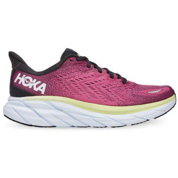 Hoka One One Clifton 8 Ibis Rose Pink Green (Women’s) (1119394-BGIR)