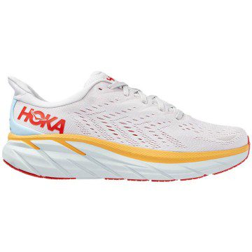 Hoka One One Clifton 8 Nimbus Cloud Yellow Red (1119393-NCBDB)
