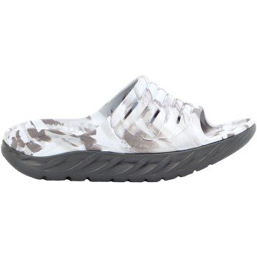 Hoka One One Ora Recovery Slide Swirl Lunar Rock Sharkskin (1126856-LRSH)
