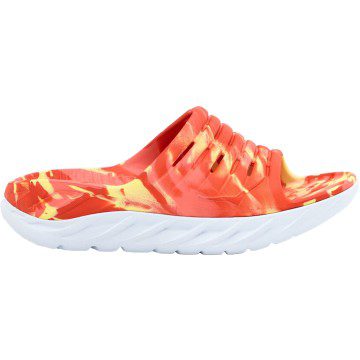 Hoka One One Ora Recovery Slide Swirl Yellow Pear Fiesta (1126856-YPFS)