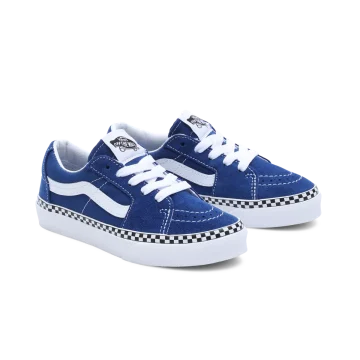 VANS Sk8-low Checkerboard Foxing Kinderschoenen Blauw (VN0A7Q5L815)