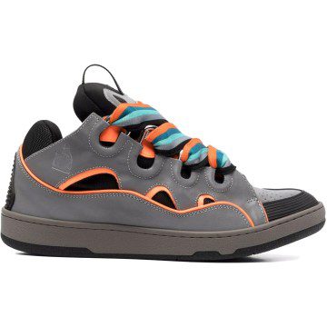 Lanvin Curb Sneaker Grey Orange (FMSKRK11REFLP22)