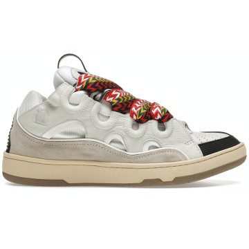 Lanvin Leather Curb White Ivory (FM-SKRK11-DRAG-A2000 / FM-SKRK11-DRA2-A2000)