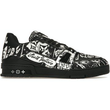 Louis Vuitton LV Trainer Comic Motifs Black White (SS23) (1AB9WZ)
