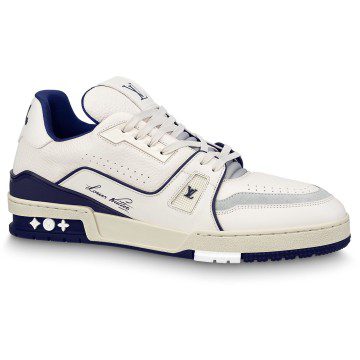 Louis Vuitton Trainer #54 Signature White Marine (1ABNIL)
