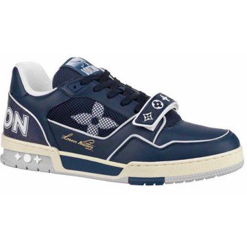 Louis Vuitton Trainer Navy Mesh (1A9DEG)