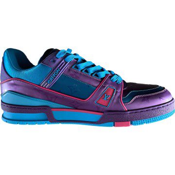 Louis Vuitton Trainer Purple Teal Metallic (1A9JQL)