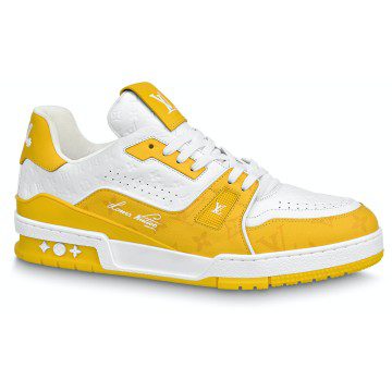 Louis Vuitton Trainer White Yellow Monogram (1AANGJ)