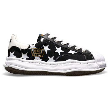 Mihara Yasuhiro Blakey OG Sole Canvas Low Atmos Star Print Black (C09FW710-BLK)
