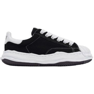 Mihara Yasuhiro Blakey OG Sole Canvas Low Black No Logo (A06FW704)