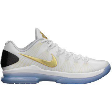Nike KD 5 Elite+ White Gold (585385-100)