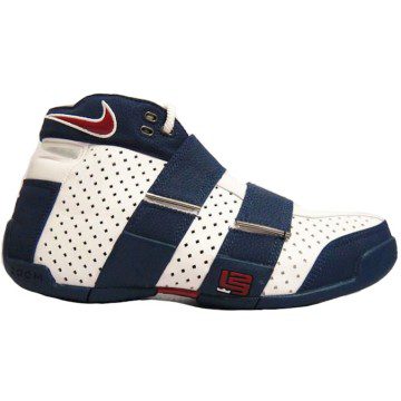 Nike LeBron 20-5-5 White Midnight Navy Varsity Red (311145-161)