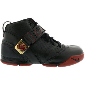 Nike LeBron 5 Black Crimson Metallic Gold (317253-001)