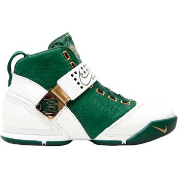 Nike LeBron 5 Gorge Green Metallic Gold (317253-311)