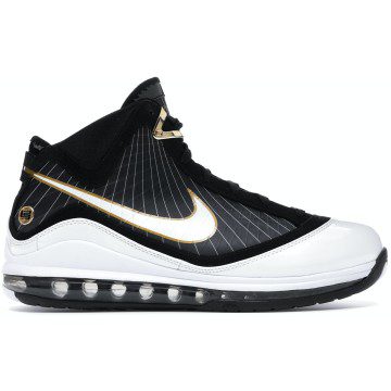 Nike LeBron 7 Black/White-Metallic Gold (375664-011)