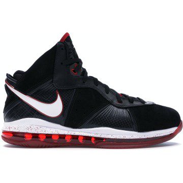 Nike LeBron 8 Black/White/Red (417098-002)