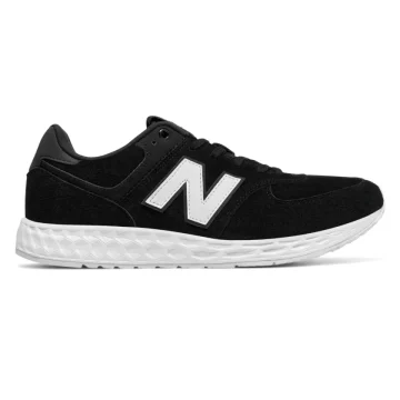New Balance 574 Fresh Foam Suede Black White (MFL574FC)