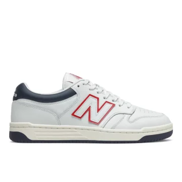 New Balance BB480 White Navy Red (BB480LWG)