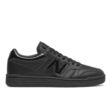 New Balance BB480 White Triple Black (BB480LBG)