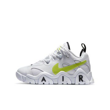 Nike Air Barrage Low White Black Volt (GS) (CK4355-103)