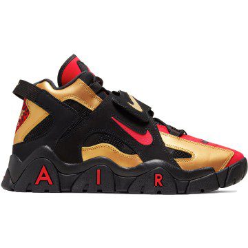 Nike Air Barrage Mid Black Metallic Gold (CT1573-700)