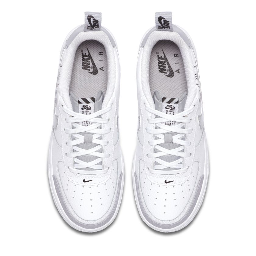 Nike Air Force 1 Low LV8 White Wolf Grey (GS) (BQ5484-100)