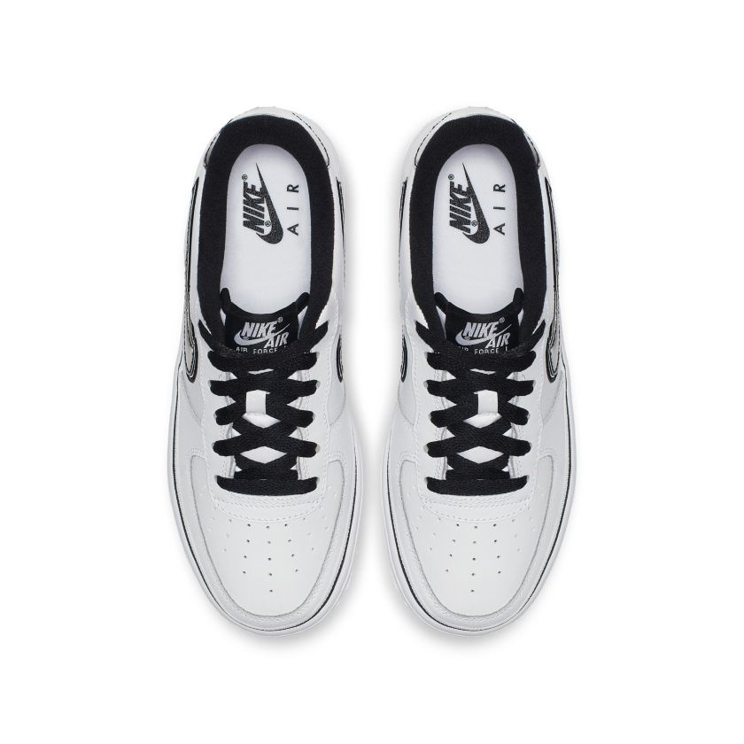 nike air force nba white black