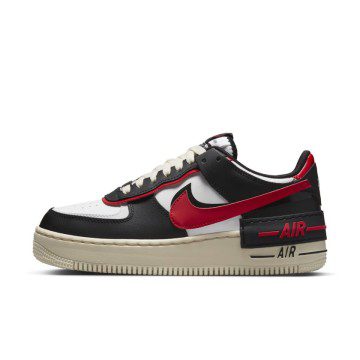 Nike Air Force 1 Low Shadow Summit White University Red Black (Women’s) (DR7883-102)