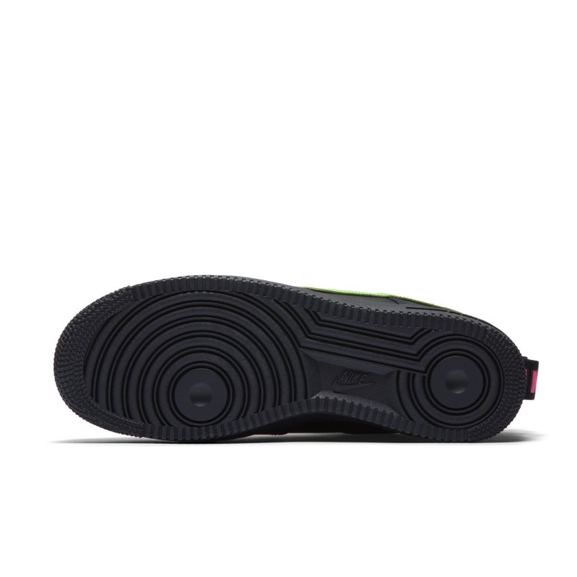 air force 1 low utility black hyper pink scream green