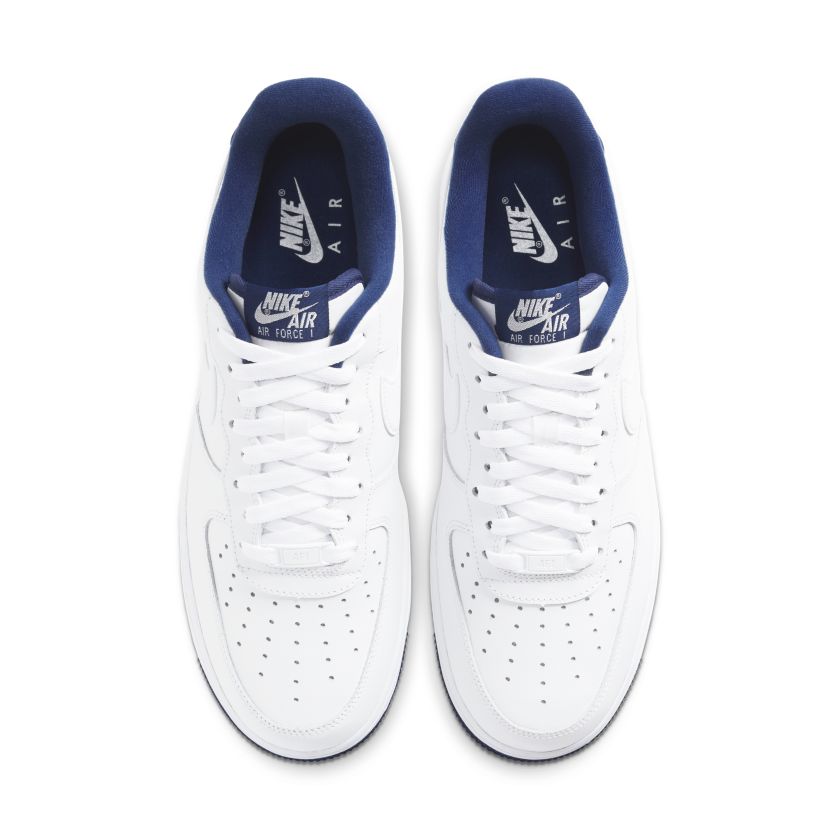 nike air force 1 low white deep royal blue