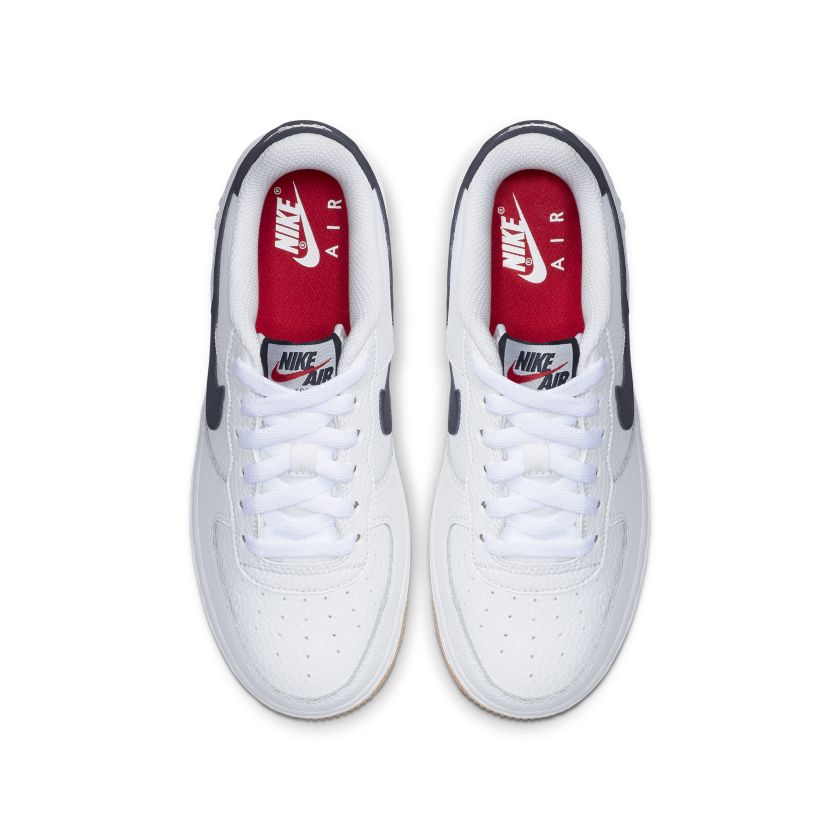 white obsidian red air force 1