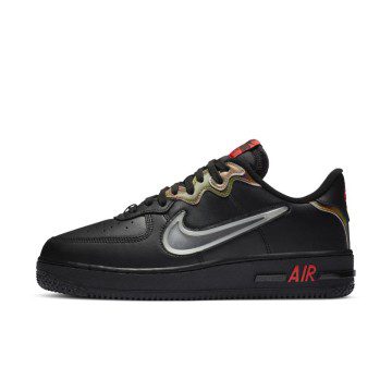 Nike Air Force 1 React Black Glow Habanero Red (CN9838-001)