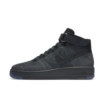 Nike Air Force 1 Ultra Flyknit Mid Dark Grey Black (817420-001)