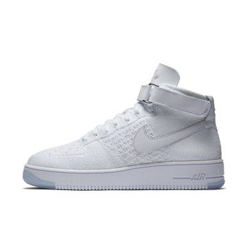 Nike Air Force 1 Ultra Flyknit Mid Triple White (817420-100)