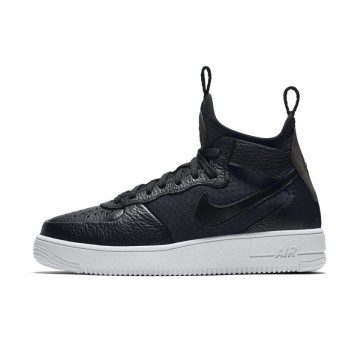 Nike Air Force 1 Ultraforce Mid Black White (Women’s) (864025-005)