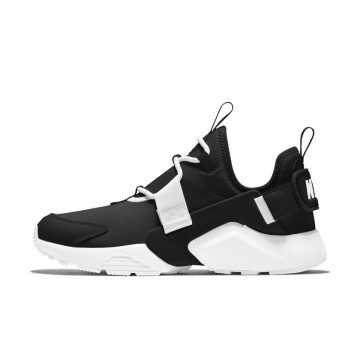 Nike Air Huarache City Low Black Black-White (Women’s) (AH6804-002)