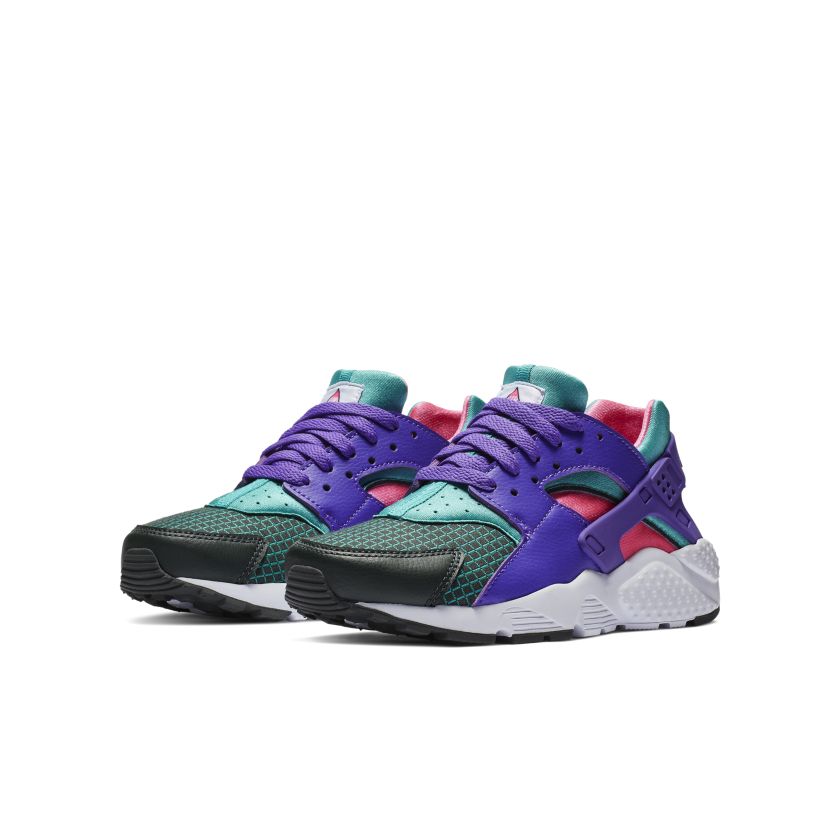 Nike Air Huarache Run Ultra Now Outdoor Green Hyper Grape (GS) (BQ7096-300)